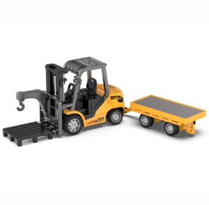 DWI Dowellin 1:64 <span class=keywords><strong>Mini</strong></span> Camion à Benne, Excavatrice et Chariot Élévateur Métalliques Miniatures Série Construction RC 2.4GHz 10 Canaux Prêt à l'Emploi - Product Image 5