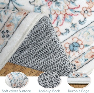 客厅重点地毯卧室婴儿房防滑软地毯蓝色印花地毯 - Product Image 3