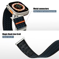 Bracelet en nylon BEEFLYPOWER pour Apple Watch Ultra 2 1 Series 11 10 9, bracelet sport pour IWatch, bracelet durable avec fermeture auto-agrippante