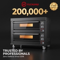 Four à convection électrique industriel en acier inoxydable 304 |   Four à pain professionnel 4 plateaux pour boulangerie |   Cuisine de restaurant commercial