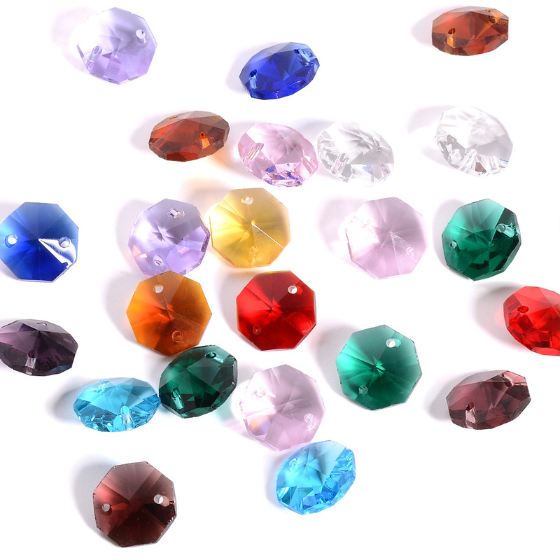 Crystal AB Iridescent Chandelier Beads Glass