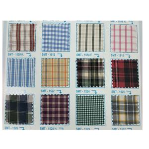 Precio barato de hilo teñido Check Shirting tela para hombres y mujeres tela de la ropa de fabricante indio - Product Image 1