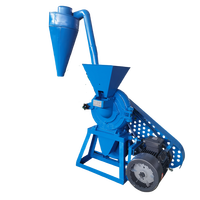 Meilleur prix broyeur de soja machine 9FC400 maïs riz balle broyeur à marteaux broyeur de fourrage broyeur d'alimentation machine à vendre broyeur de maïs