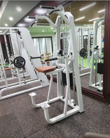 Estación de Dominadas y Flexiones Comercial de Acero con Contrapeso de 80 kg para Entrenamiento de la Parte Superior del Cuerpo EM FITNESS