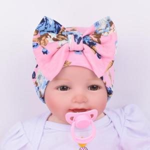 Vendita calda fascia per bambini fiocco carino fiore bambino <span class=keywords><strong>neonato</strong></span> fotografia puntelli cotone bambini ragazze berretto <span class=keywords><strong>accessori</strong></span> berretto - Product Image 4