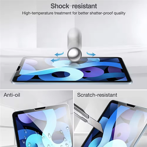 Protection d'écran en verre trempé très vendue pour Apple iPad Air 5 2022, iPad 10 10,9 pouces, Air 4, PRO 11, film trempé - Product Image 6
