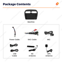 MEKEDE-Autoradio avec navigation Android, écran tactile, 8 cœurs, 6 + 128 Go, FM 1280x720, pour Mitsubishi Mirage Attrage 2012-2018