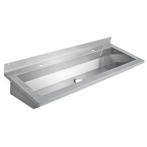 Évier mural industriel moderne en acier inoxydable 304 pour <span class=keywords><strong>cuisine</strong></span> et salle de bain, lavabo à <span class=keywords><strong>main</strong></span> poli pour écoles et commerces - Product Image 2
