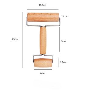 Rodillo de Madera de Haya Ecológico Antiadherente Más Vendido con Grabado Personalizado, Accesorio para Tabla de Repostería, Herramientas de Repostería Aptas para Lavavajillas - Product Image 3