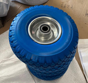 Ruedas Antipinchazos de Espuma de PU Maxtop OEM de 16 mm con Rodamiento Normal 10x3.00-4, Neumáticos para Carrito de Jardín de 260x85 mm, Rueda de Carretilla de 10 Pulgadas - Product Image 2