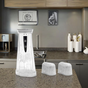 Machine à café à portion individuelle avec réservoir arrière, support de <span class=keywords><strong>filtre</strong></span> court et 2 cartouches de <span class=keywords><strong>filtre</strong></span> à eau de recharge - Product Image 1