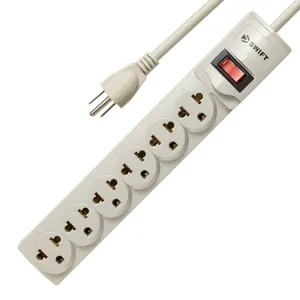 6 Outlets Power Board USA Extension Sockets