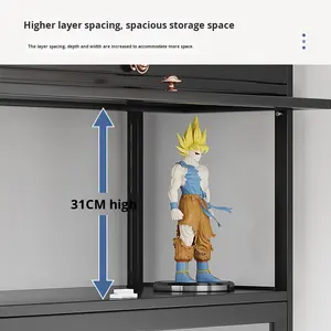 Semplice moderno Multi-strato giocattolo libro armadietto trasparente per bambini libreria per la casa camera da letto Display in porcellana armadi - Product Image 3