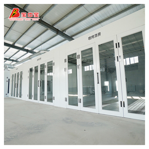 Ligne de <span class=keywords><strong>peinture</strong></span> de réparation de <span class=keywords><strong>carrosserie</strong></span> de véhicule personnalisée BZB <span class=keywords><strong>cabine</strong></span> de pulvérisation avec ascenseur mobile - Product Image 5