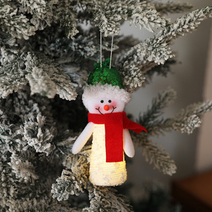 New Year <b>Mini</b> Cute Snowman Doll <b>Christmas</b> <b>Tree</b> Decorations Light Window Scene Setting Props Wholesale Factory Supply - Product Image 3