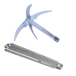 <b>Weed</b> Anchor Cutter Stainless Steel Folding Toothed Hook Fishing <b>Tool</b> Freshwater Use - Product Image 1
