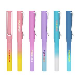 Bolígrafo de Gel con Clip Personalizado al por Mayor, con Ancho de Escritura de 0.5 mm, Tinta Azul/Roja, Opciones Multicolor para Uso en Oficina/Escuela - Product Image 1