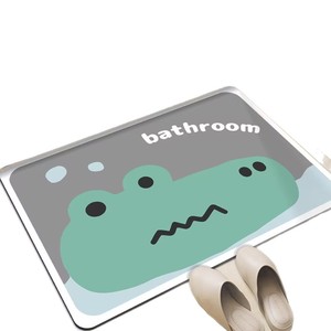 Tapis de bain en boue de diatomée Yongjin avec motif d'animaux mignons, 38x58cm, 48x78cm, 58x88cm, antidérapant, lavable, pour salle de bain - Product Image 5