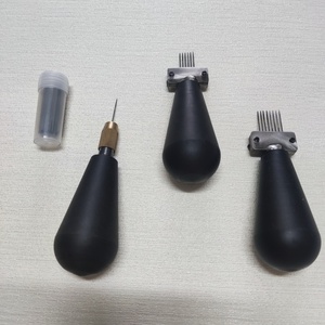 Inyectar aguja Herramienta de ventilación para tupé a base de silicona Agujas de inyección de cabello en tapa de piel Pu - Product Image 1