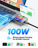 SUNGUY Nuevo Cable de Datos USB-C PD de 100W, Cable de Carga Rápida Tipo C, Cargador de Teléfono para Teléfono, Laptop y Uso en el Automóvil