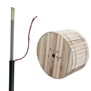 Outdoor Aerial Non armor 4 core 6 core optical fiber cable supplier with red ripper