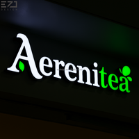 Enseignes commerciales personnalisées EZD Panneau signalétique de boutique Design LED Lettre éclairée Frontlit Panneau frontal de magasin pour les entreprises Panneau LED d'extérieur