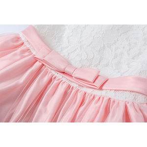 Robe de princesse d'été pour bébé fille, respirante, en dentelle, multi-couches, tutu, avec nœud au dos, pour le premier anniversaire - Product Image 4