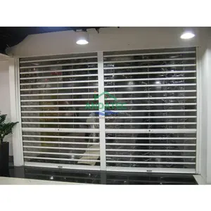 Anda Supplier Smart Roll Up Security Shutters Rolling Door Plastic Polycarbonate Slats Roller Shutter Door