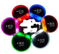 Bracelet LED Redshark en PVC activé par le son avec logo personnalisé, bracelet RGB à piles bouton, autonomie 40-60 heures pour mariages et Noël