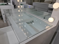 Meuble de coiffeuse professionnel moderne avec miroirs éclairés, rose, noir, blanc, meubles de chambre à coucher pour salle de bain, directement de l'usine