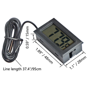 Mini thermomètre numérique LCD pour reptiles TPM-10, pour la maison, la température de la pièce, thermomètre électronique numérique d'intérieur - Product Image 3