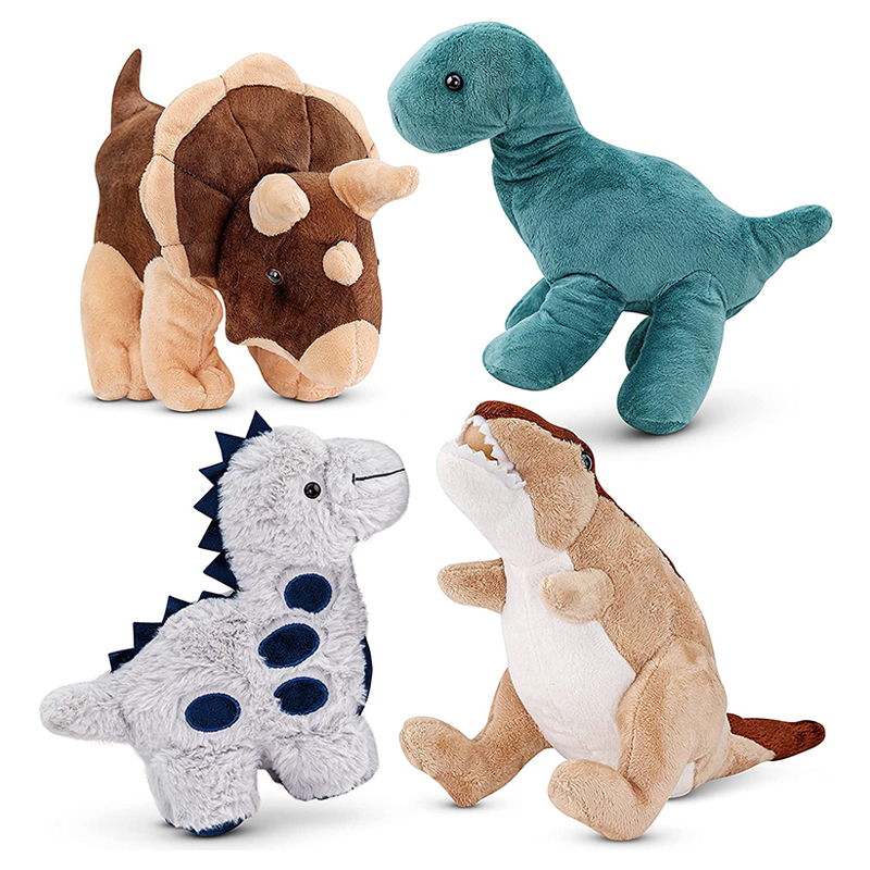 top quality wholesale blue soft custom plush toy stuffed dinosaur animal dolls