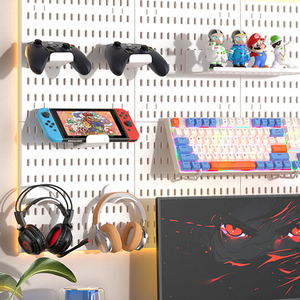 Fácil de usar Pegboard blanco Venta caliente Agujero Tablero Pared Diseño profesional Organizador de pared - Product Image 3