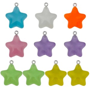 Resin 3D <b>Star</b> Pendant Ornaments For DIY Jewelry Accessories Colorful <b>Glow</b> <b>In</b> <b>Dark</b> Five Pointed <b>Star</b> Charms Size 1 - Product Image 5
