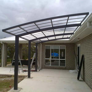 Amas Car Parking Shade insonorisé Abri de voiture simple Auvent extérieur en aluminium Carport pour la maison - Product Image 3