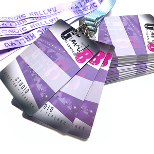 Tùy Chỉnh Triển Lãm Thương Mại Triển Lãm Sự Kiện Nhập Thẻ PVC ID Tên Hậu Khấu Vượt qua Thẻ Sự Kiện Với Logo Dây Buộc Tùy Chỉnh - Product Image 2