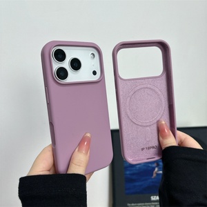 เคสซิลิโคนเหลวอย่างเป็นทางการ เคสแม่เหล็กสำหรับ iPhone 17 Air 17 16 15 14 13 12 11 Pro Max Plus 17 Pro Max ฝาหลังแม่เหล็กแบบนิ่ม - Product Image 6