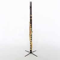 FOCUS Flûte en bois d'ébène de haute qualité 17 trous C Tone Flûte en bois plaqué or Flûte transversale d'usine chinoise