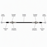 Cosechadora de Arroz Marca WORLD con Todas las Piezas a Bajo Precio, Cable Flameout W2.0-07-02-08-00, Repuestos para Cosechadora