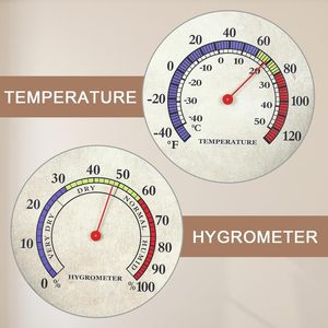 16 Inch <strong>large</strong> Waterproof Antique <strong>Clock</strong> red bronze retro Outdoor <strong>wall</strong> <strong>clock</strong> with temperature humidity - Product Image 2