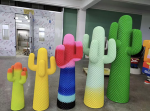卸売ショッピングモール装飾ファイバーグラス等身大植物像ファイバーグラスサボテン彫刻ホームデコレーション - Product Image 5