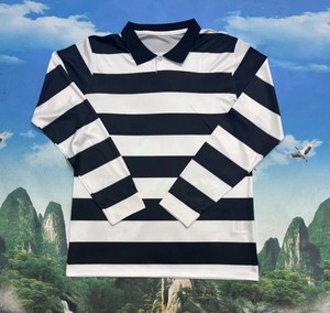 Camisetas Deportivas para Hombre, Estampadas <span class=keywords><strong>JUV</strong></span> 2025-26, 100% Poliéster, Corte Holgado, Cuello Redondo, Manga Larga, Secado Rápido, Transpirables - Product Image 1