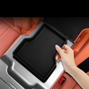 Custom Waterproof Anti-slip Silicone 3D Second Row Armrest Storage Mat for Byd Tang L 2025 <b>Car</b> <b>Interior</b> Accessories - Product Image 4