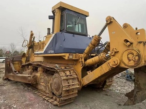 Komatsu D275A Bulldozer de cadenas amarillo, equipo de construcción para movimiento de tierras, componente central del motor - Product Image 2