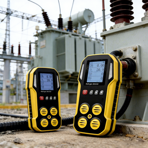 Détecteur de gaz multi-gaz portable, testeur H2S CO O2 CH4, <span class=keywords><strong>instrument</strong></span> de détection de gaz portable haute précision quatre-en-un - Product Image 5