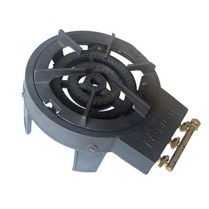 पोर्टेबल मिनी उच्च दबाव गैस बर्नर कास्ट आयरन आउटडोर कैंपिंग वॉक स्टोव घरेलू खाना पकाने के लिए इग्निशन स्विच के साथ - Product Image 3