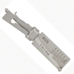2 in1 Lishi R52L (verlängert) 2 in 1 Decoder & Pick Schlosser werkzeug für lange Fahrzeugs chl üssel der Marke Phillip - Product Image 1