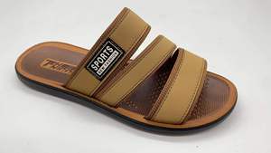 Hot Selling Soft PU Slipper <strong>Cheap</strong> Price Men Gender PU Casual Men's Injection <strong>Sandals</strong> - Product Image 3