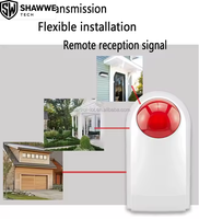 Sistem Alarm Keamanan Rumah Pintar Tuya WiFi Only SHAWWETECH SW-W40 Sensitivitas Tinggi Alexa Google