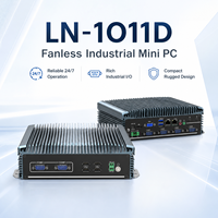 Mini PC Compacto sin Ventilador, Doble LAN, COM, USB, Salida de Pantalla, Almacenamiento Opcional, para Equipos Comerciales, OEM, ODM, Personalizable